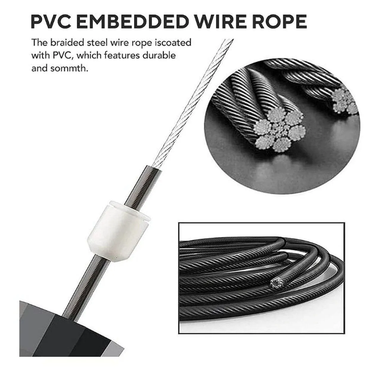2-Pack: Tangle-Free Rapid Speed Cable 9-Foot Jump Rope