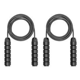 2-Pack: Tangle-Free Rapid Speed Cable 9-Foot Jump Rope