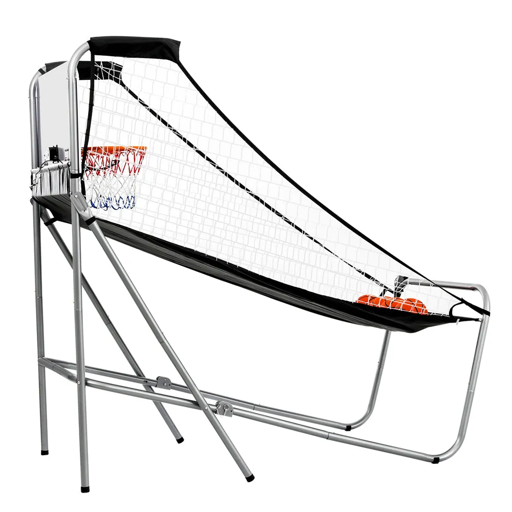 8-Game Basketball Arcade Machine w/ 4 Balls, Steel Frame