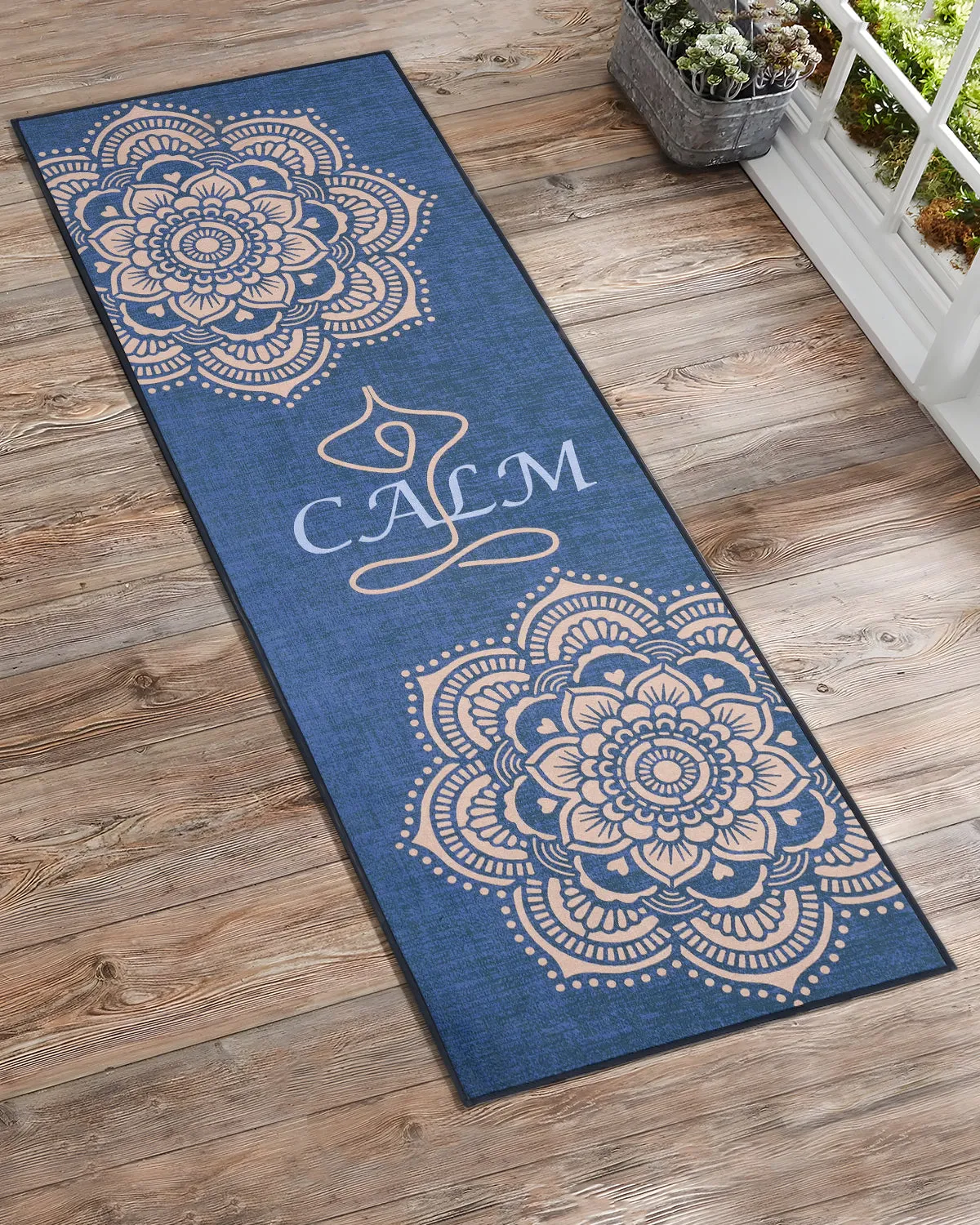 8mm Calm Mandala Asana Yoga Mat Online | Grhamoy