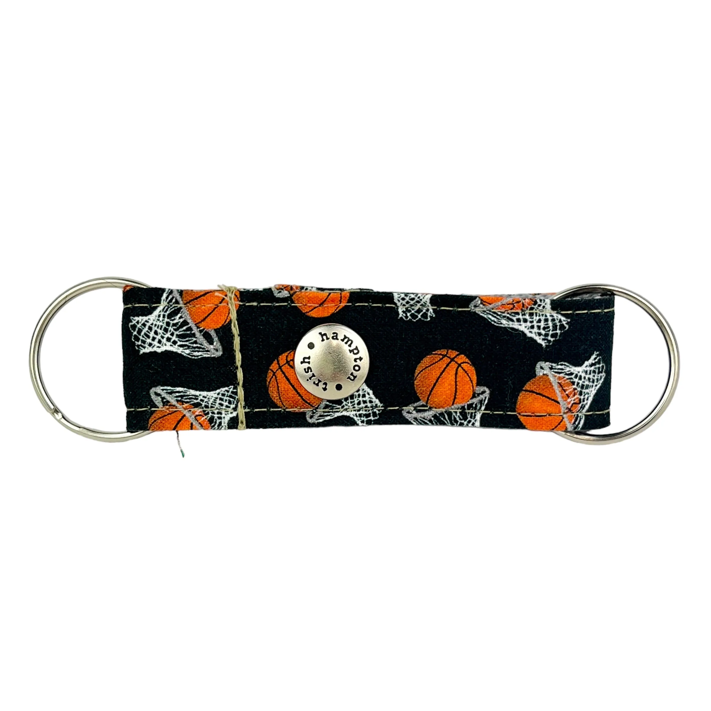 Basketballs and Nets Snappy Keychain -1030