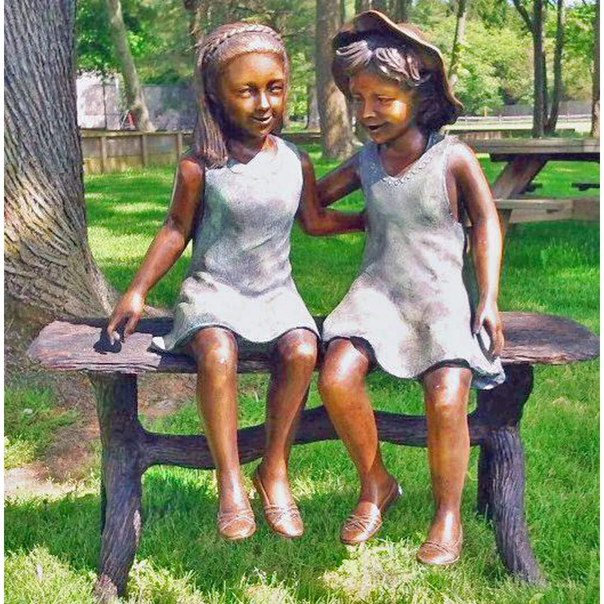 Best Friend Sisters Statue