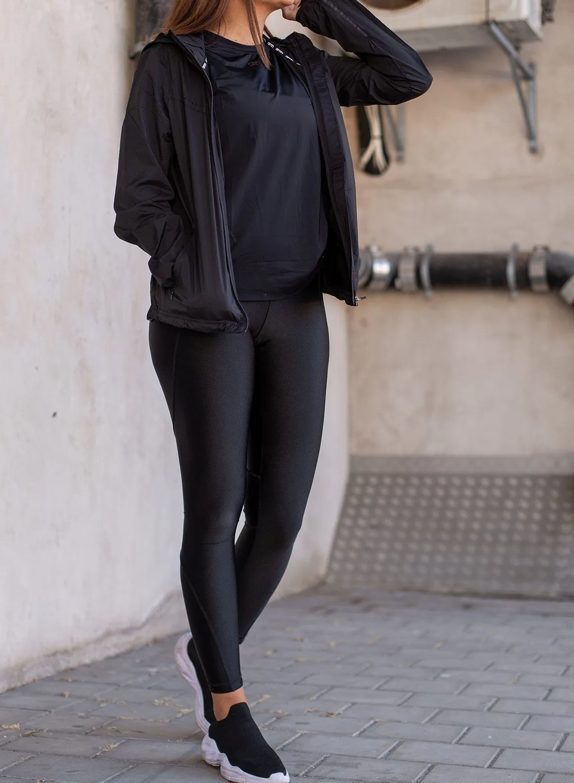Black Pace Hood Jacket
