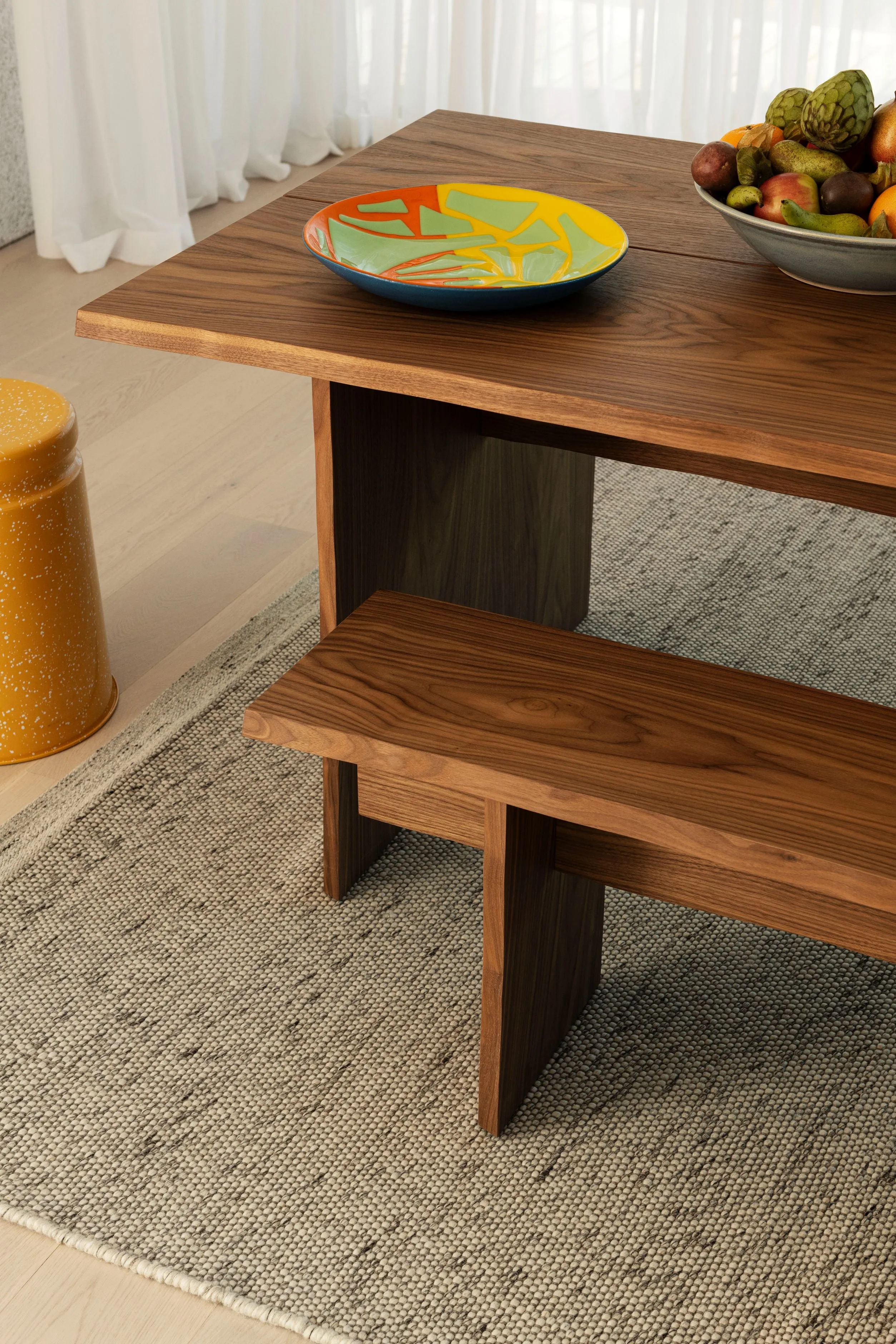 Bookmatch Table   Benches