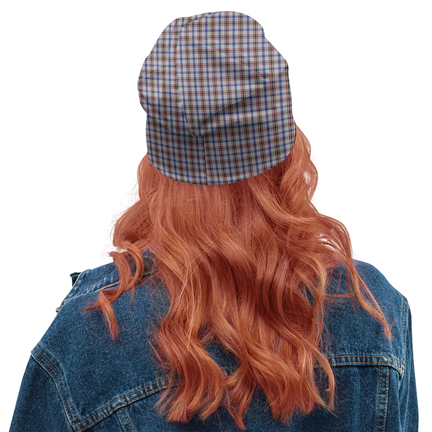 Boswell Tartan Beanies Hat with Family Crest