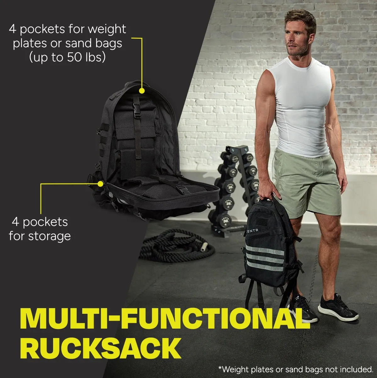 Centr Rucksack -up to 50 LB