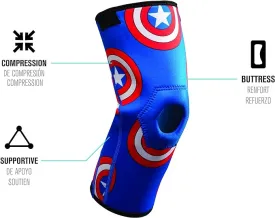 Donjoy Advantage Youth Patella Knee Sleeve Capitan America
