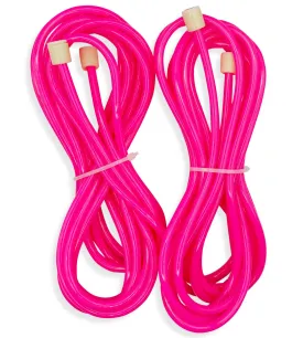 Elite Double Dutch Jump Rope- Hot Pink (Set of 2)