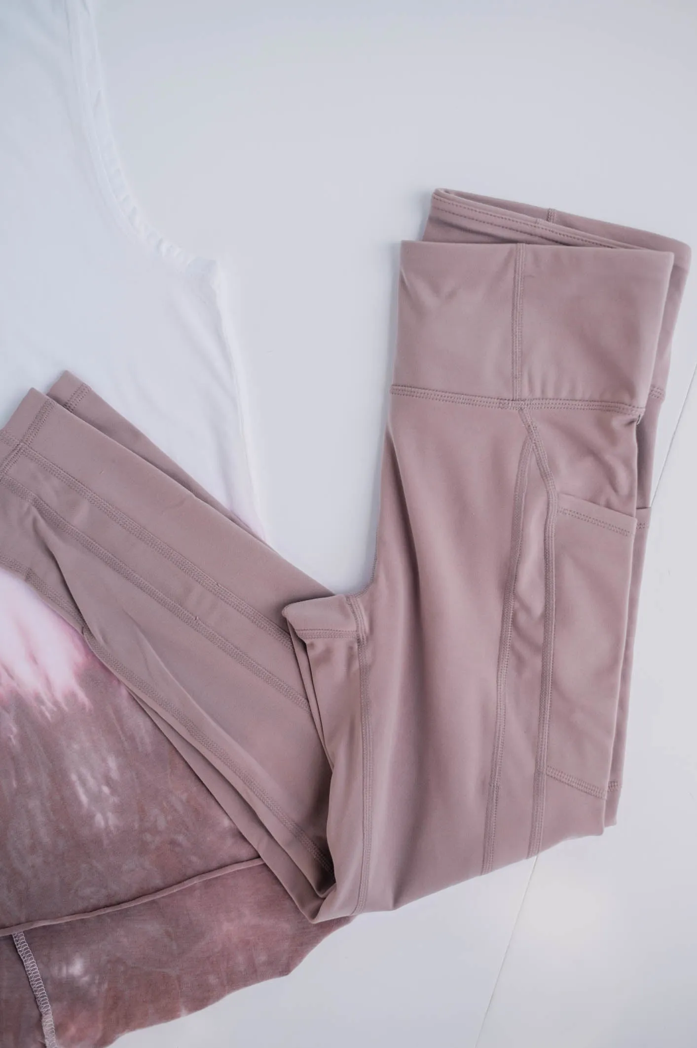 Essential Pocket Highwaist Leggings - Mauve