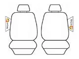 Esteem Velour Seat Covers Set Suits Holden Barina TM 4 Door Hatch 11/2011-On 2 Rows