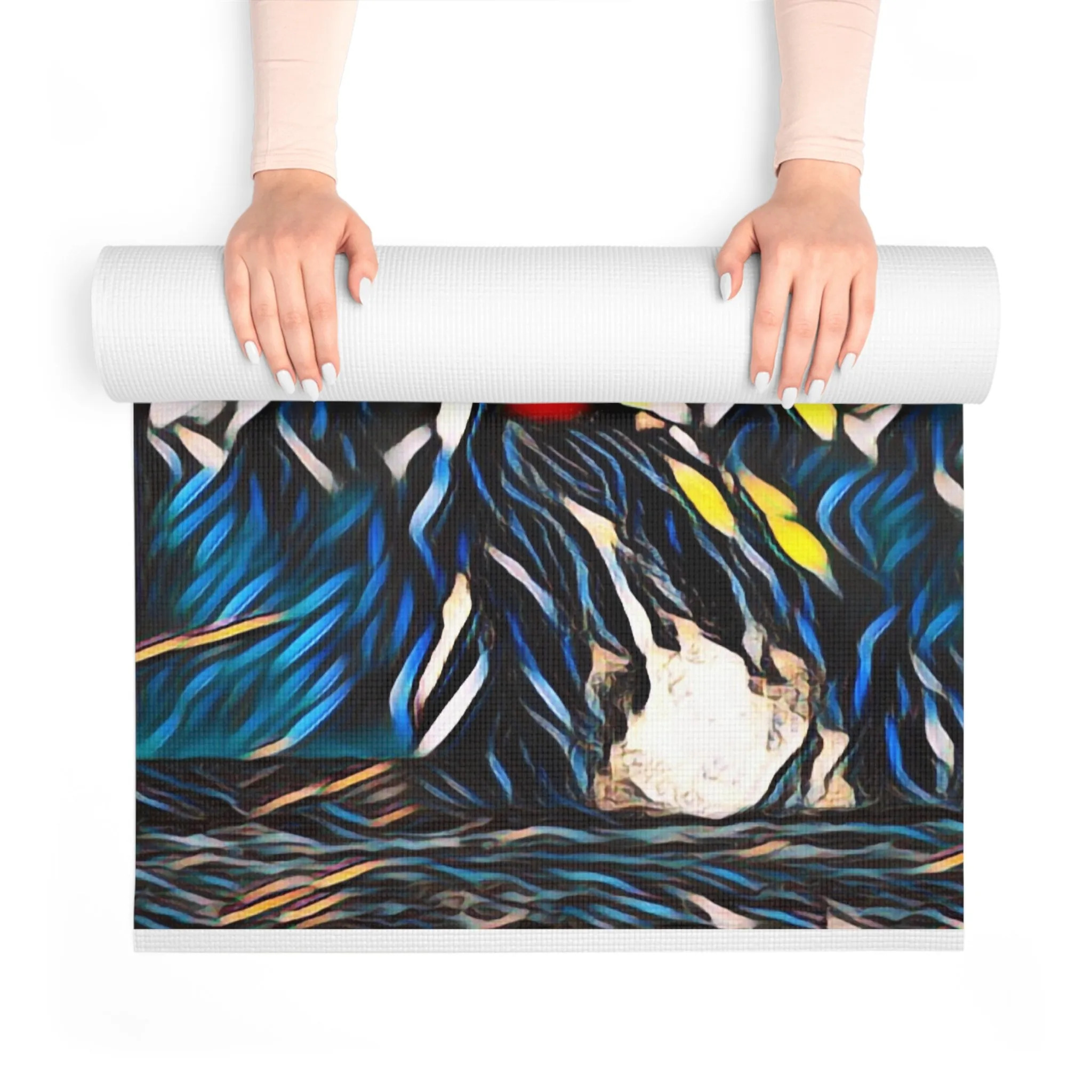 Foam Yoga Mat ... "Ken's Favourite Humpback Breach" ... Circa: 21st Century ... Maui, HI ... Original Works ...