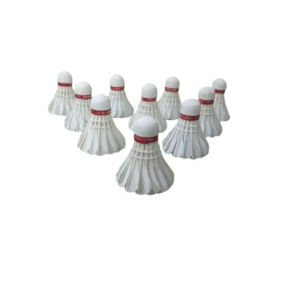 Indian Flight Badminton Feather Shuttlecock (Pack of 10)