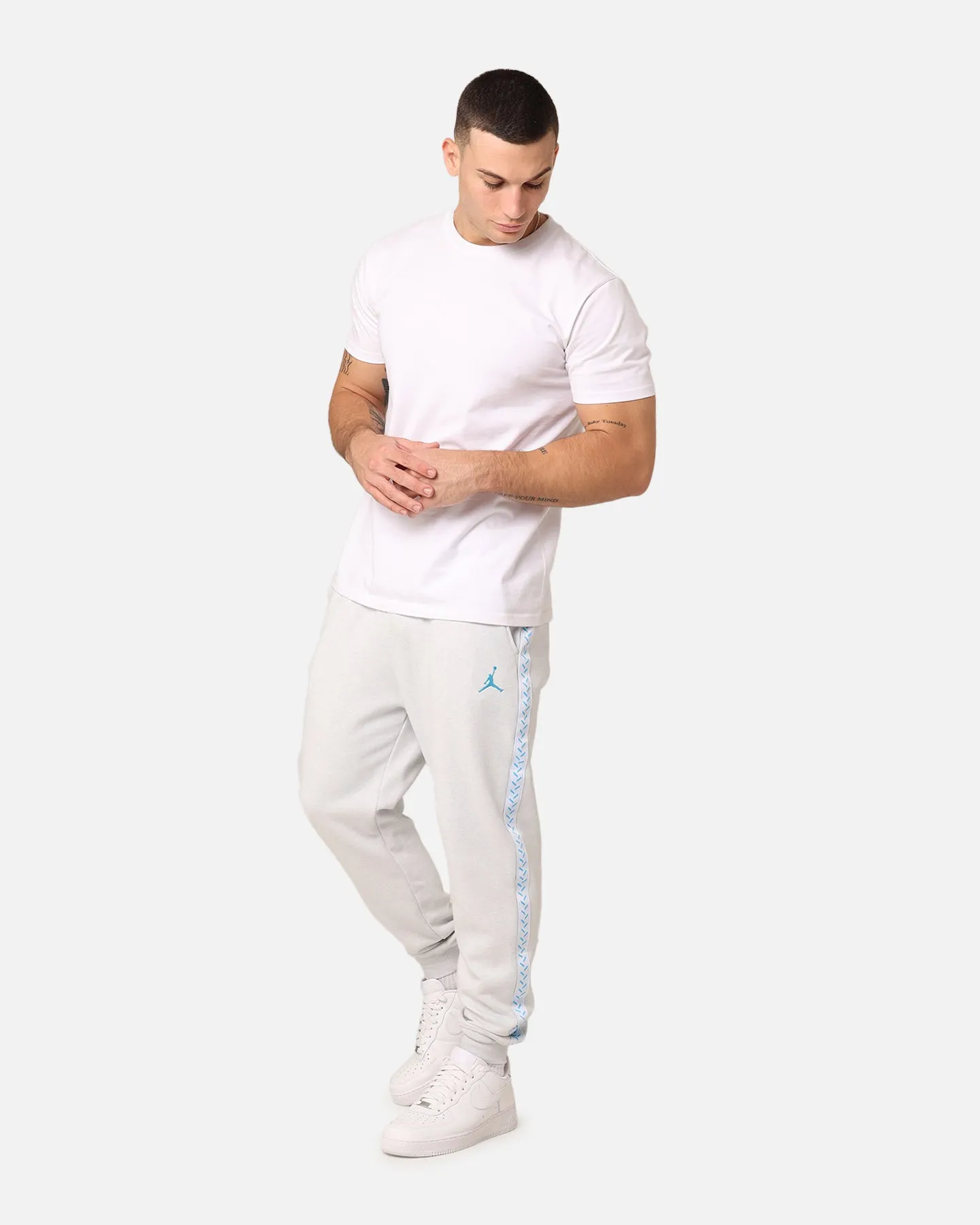 Jordan Flight MVP Harbour Fleece Pants Pure Platinum