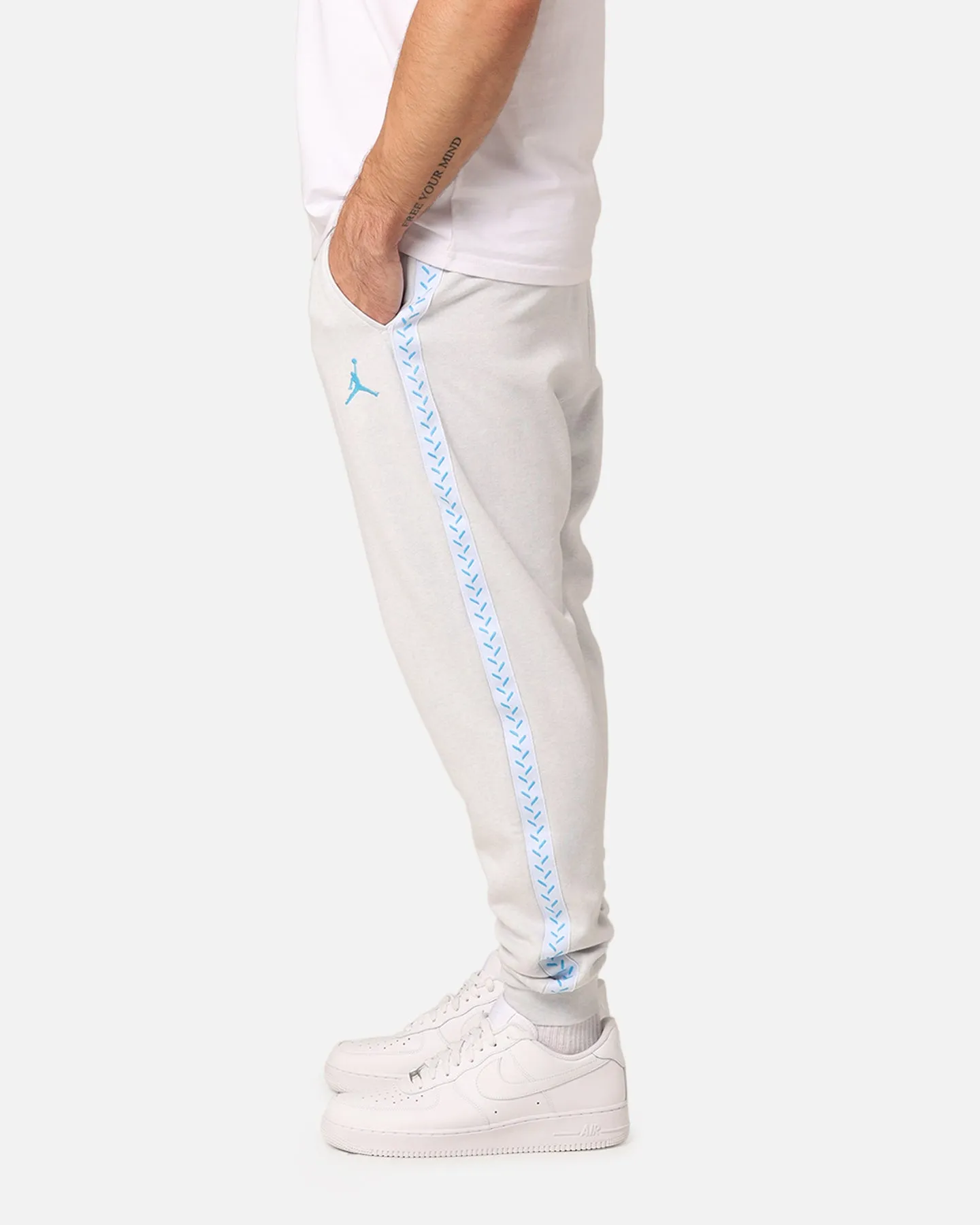 Jordan Flight MVP Harbour Fleece Pants Pure Platinum