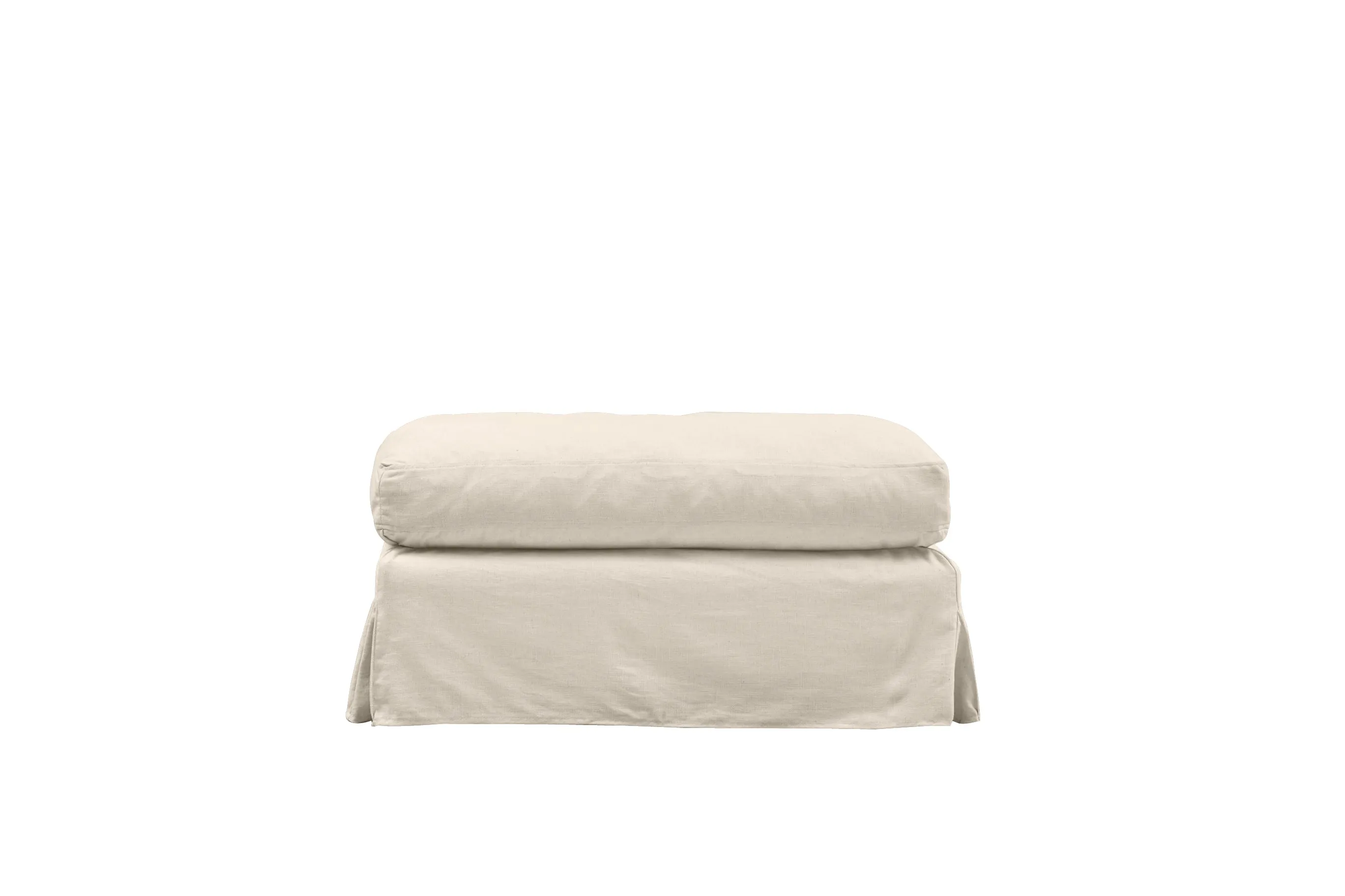Kate | Bench Footstool Extra Loose Cover | Capri Dove