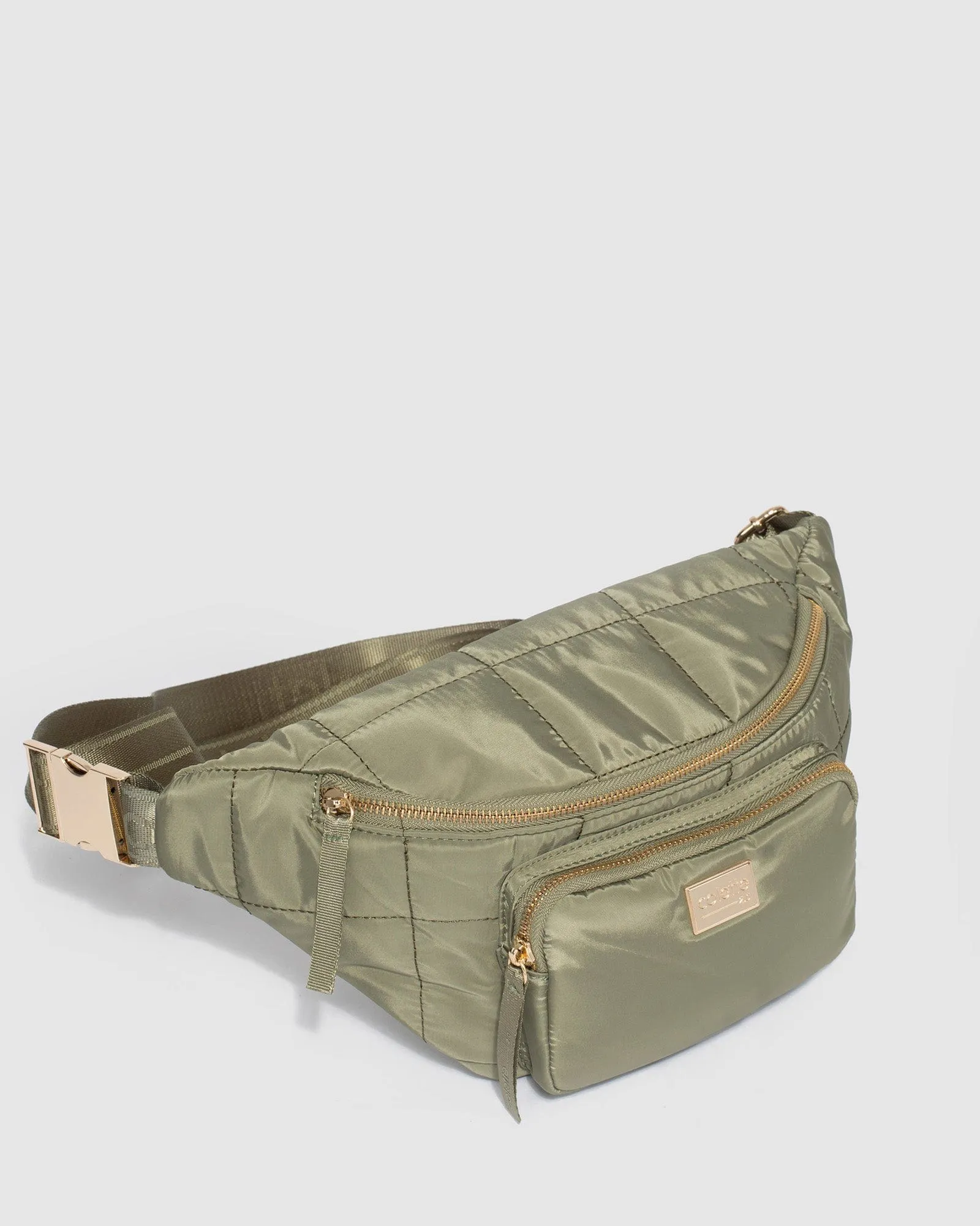 Khaki Madison Nylon Bumbag