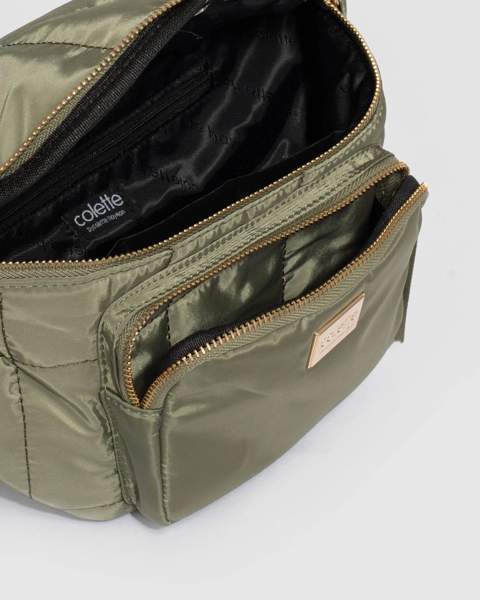 Khaki Madison Nylon Bumbag
