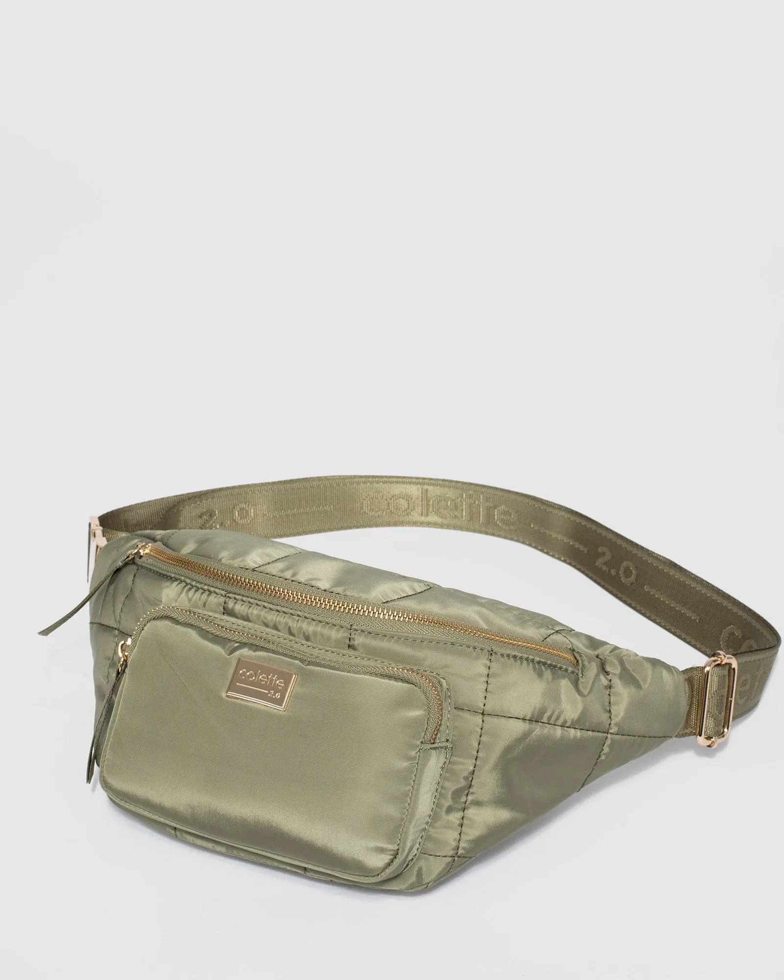 Khaki Madison Nylon Bumbag
