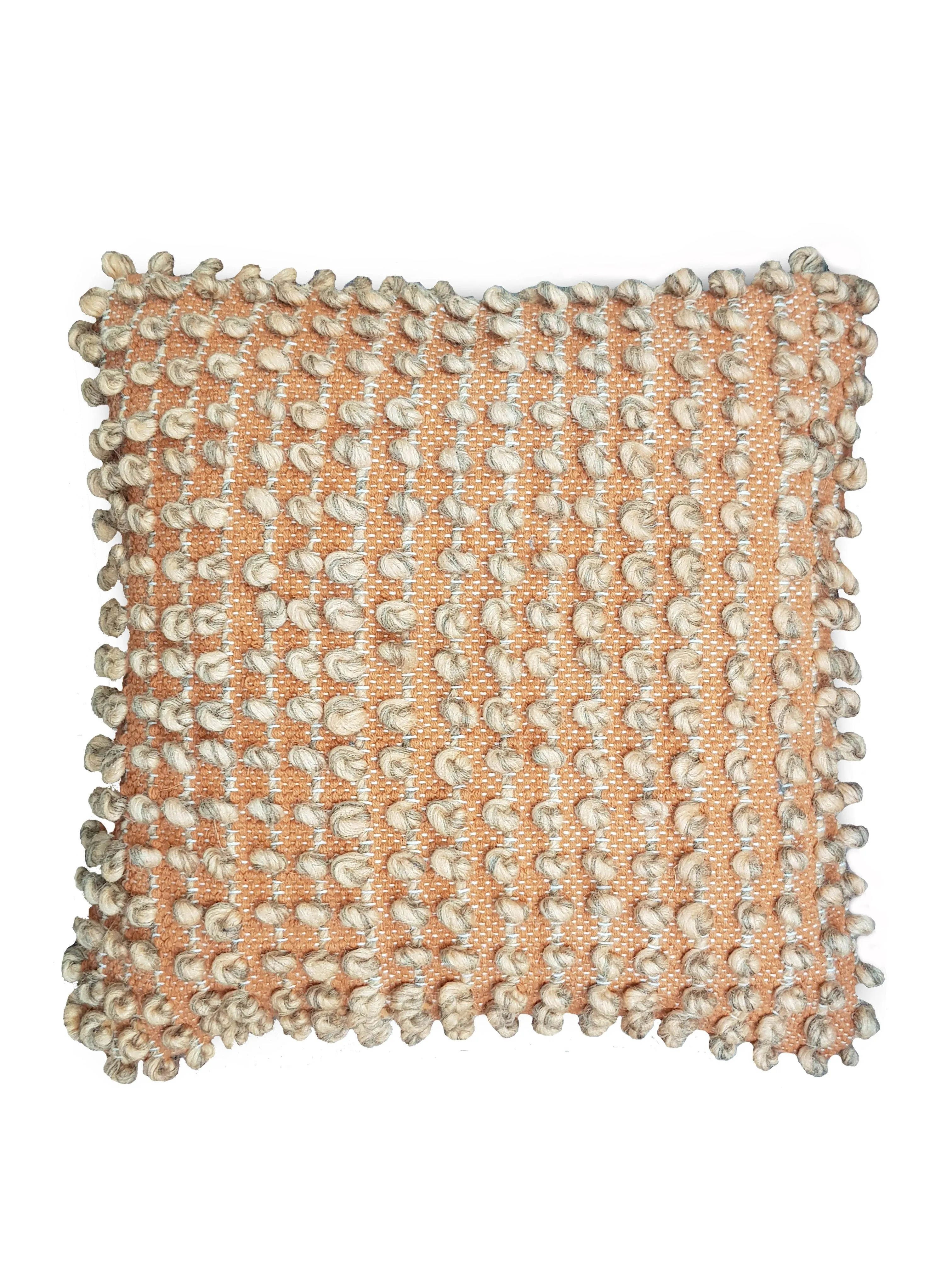 Lavish Touch 100% Cotton Hand Woven Cushion Cover - Pack of 2