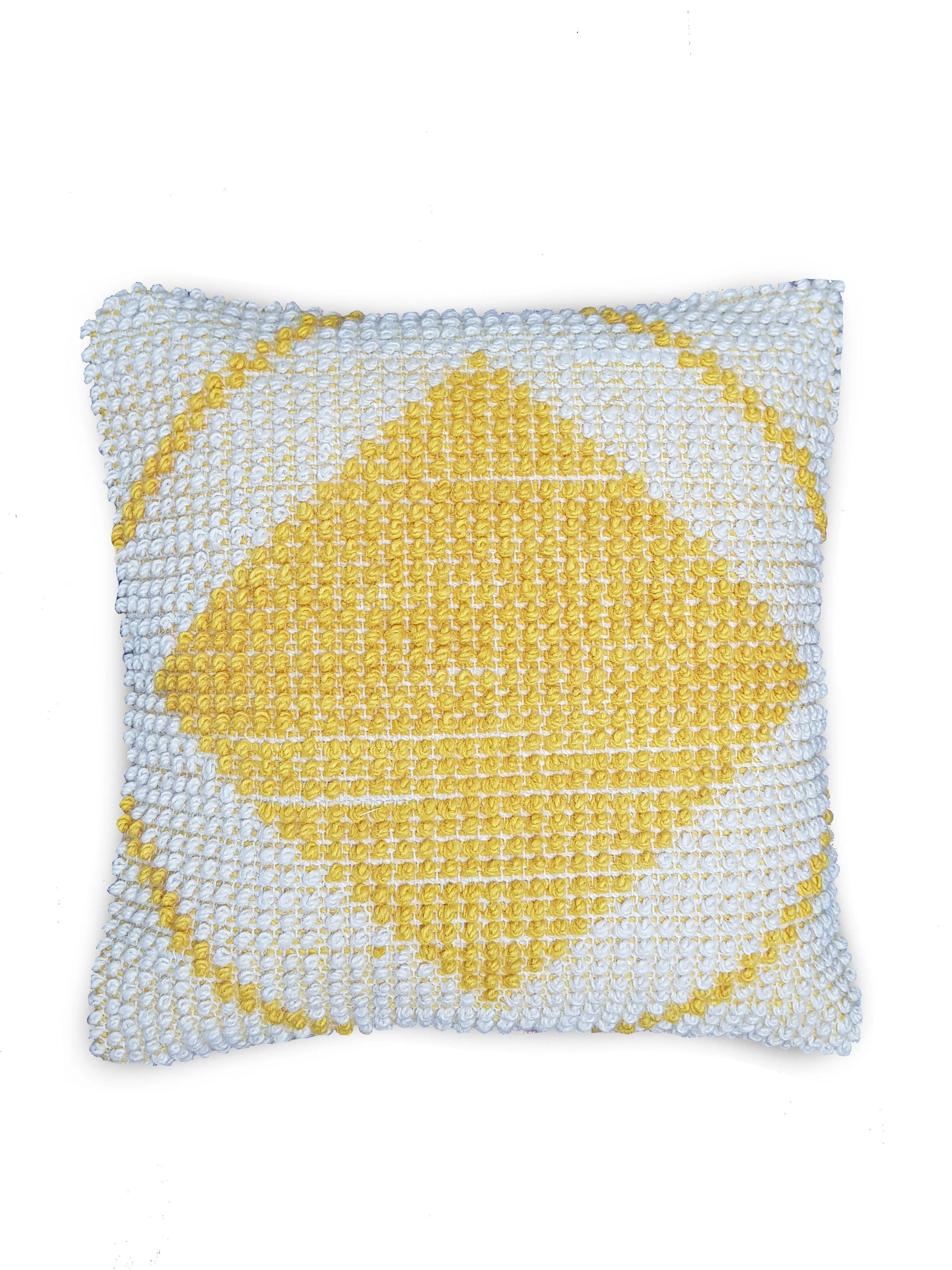 Lavish Touch 100% Cotton Hand Woven Cushion Cover - Pack of 2
