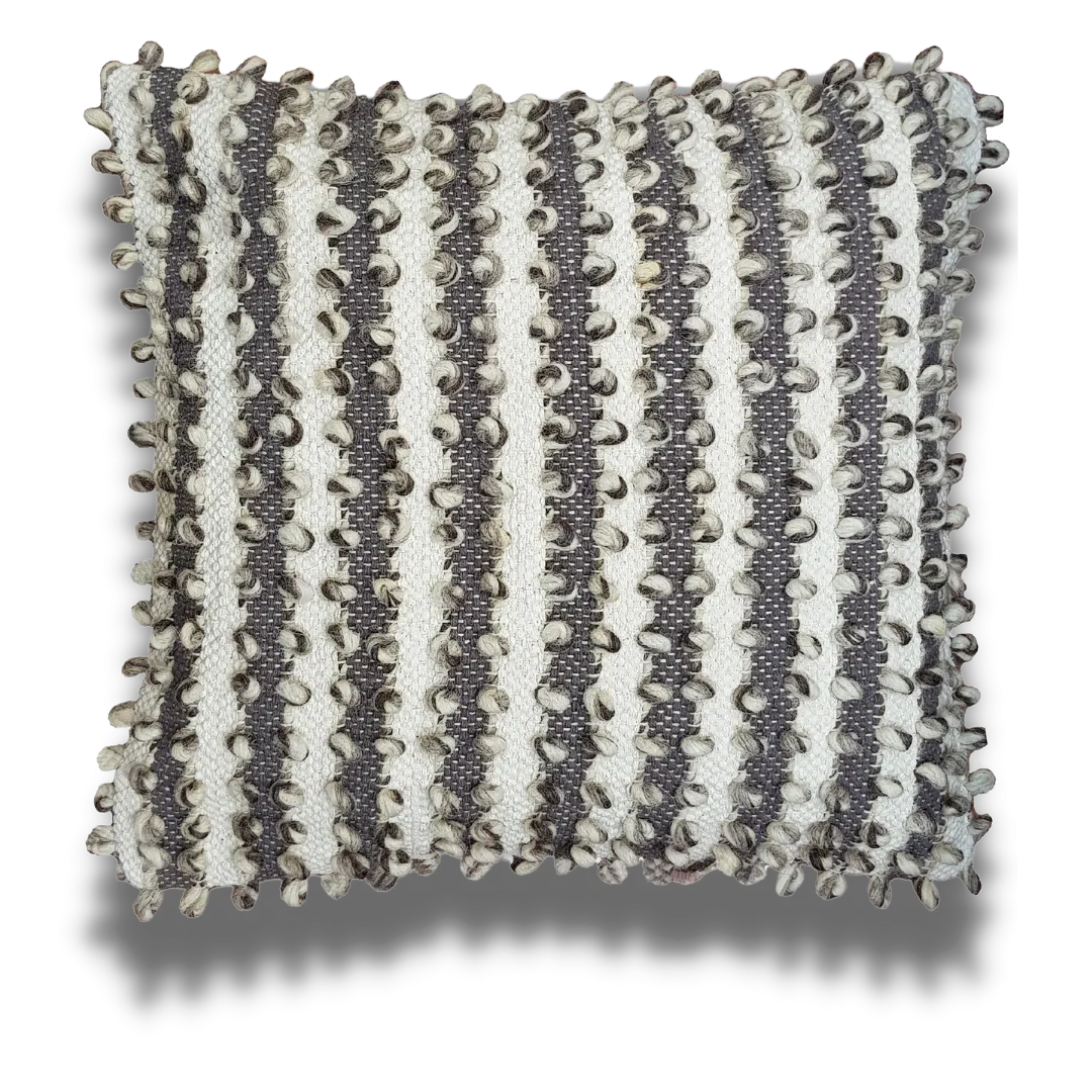 Lavish Touch 100% Cotton Hand Woven Cushion Cover - Pack of 2