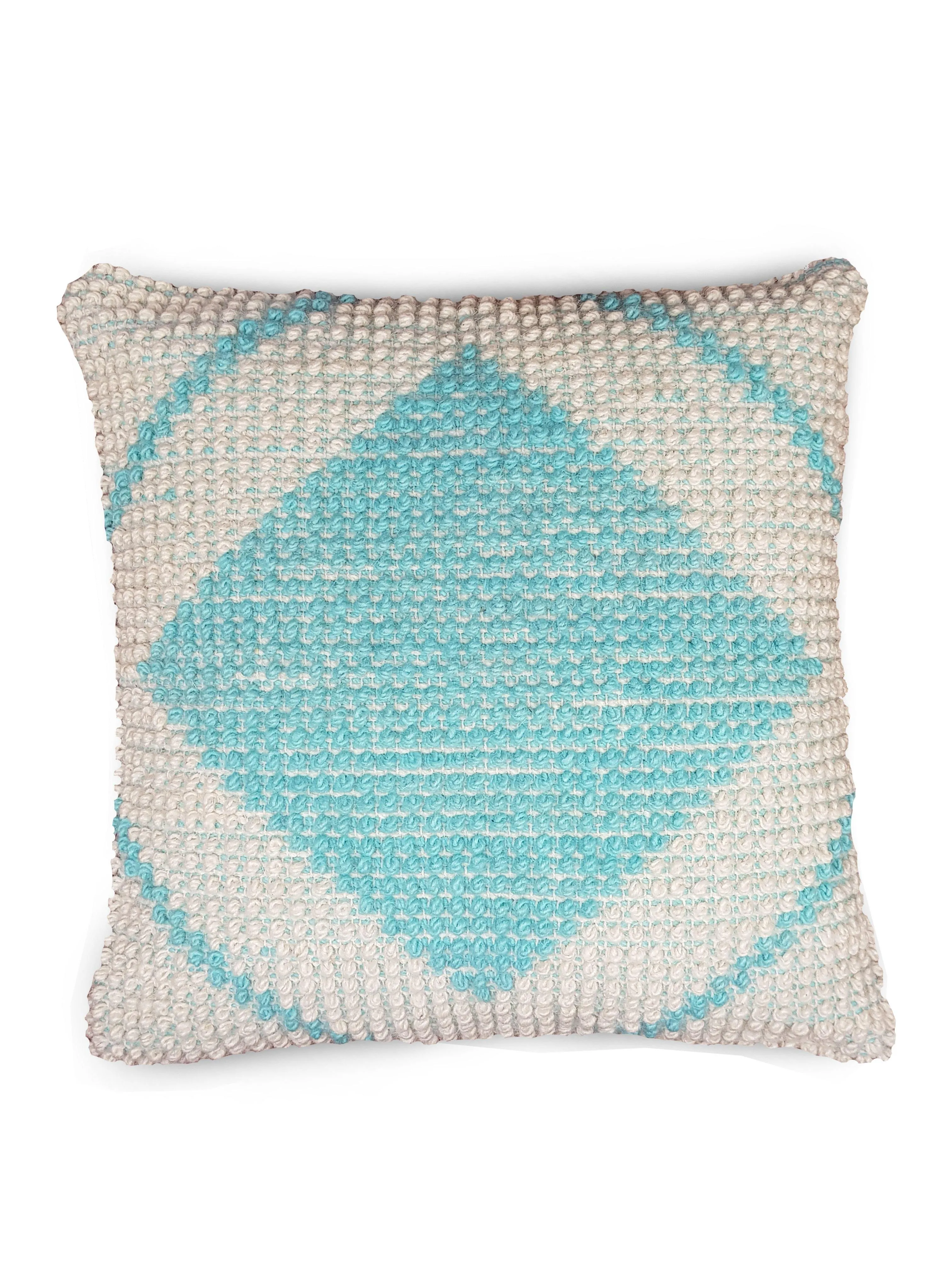 Lavish Touch 100% Cotton Hand Woven Cushion Cover - Pack of 2