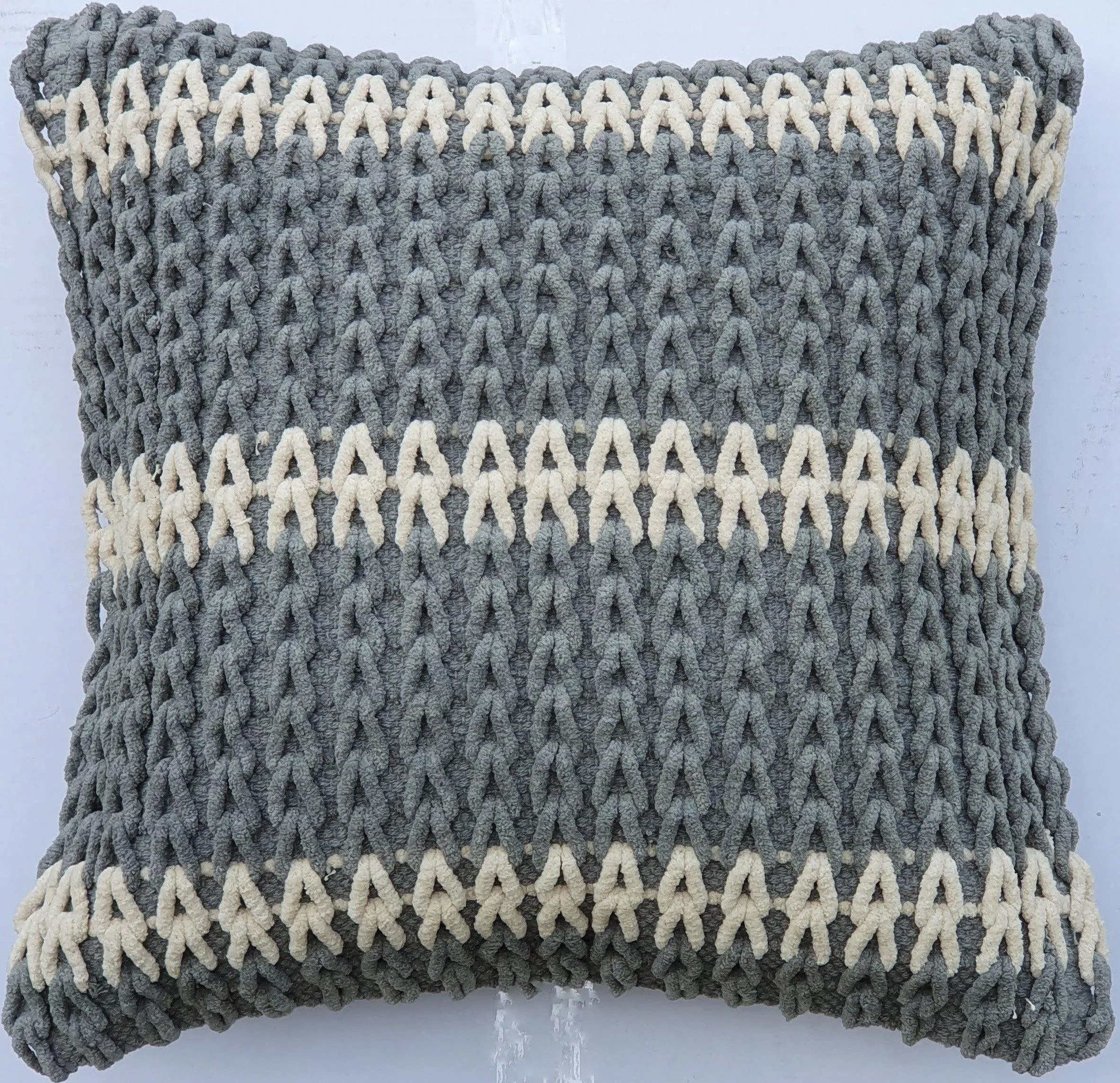 Lavish Touch 100% Cotton Hand Woven Cushion Cover - Pack of 2