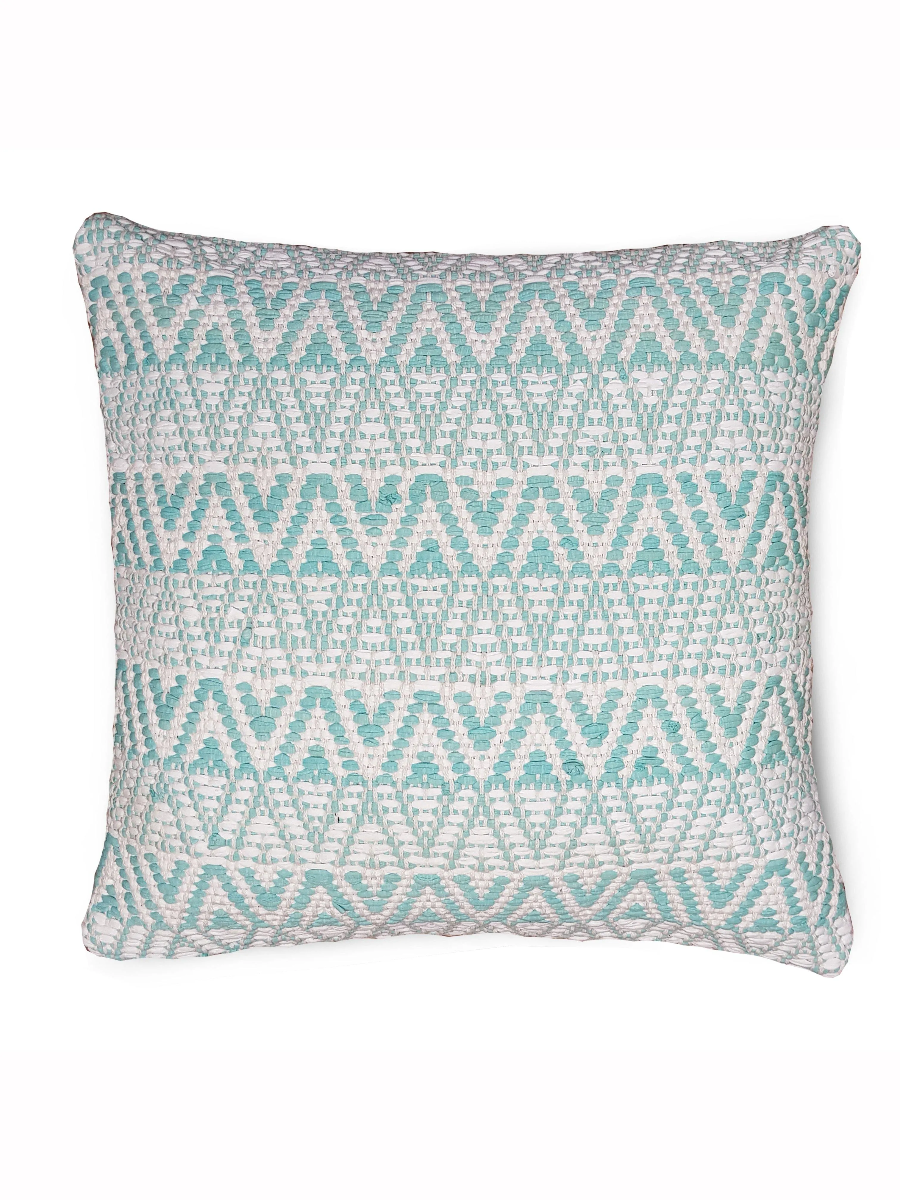 Lavish Touch 100% Cotton Hand Woven Cushion Cover - Pack of 2