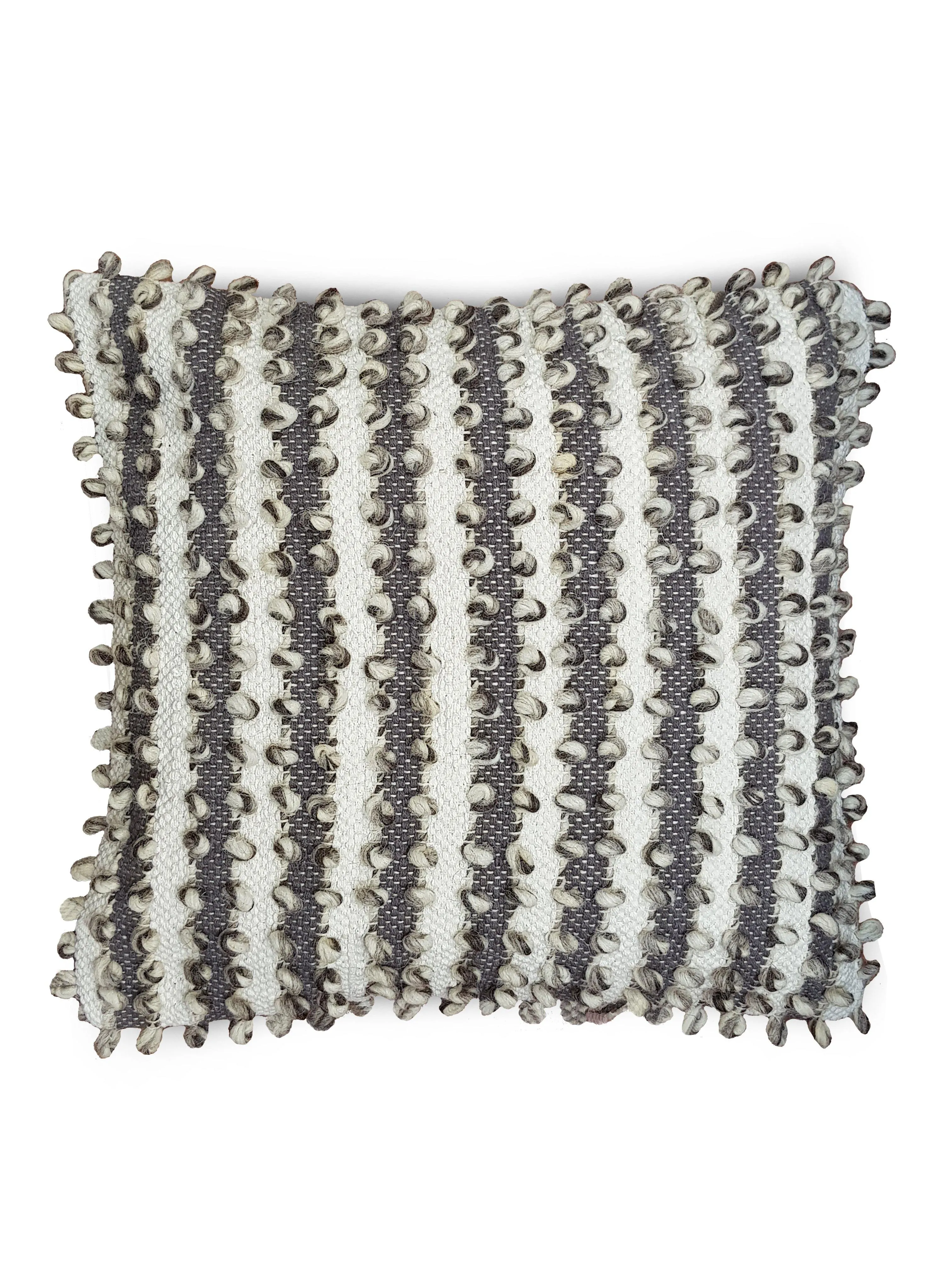 Lavish Touch 100% Cotton Hand Woven Cushion Cover - Pack of 2
