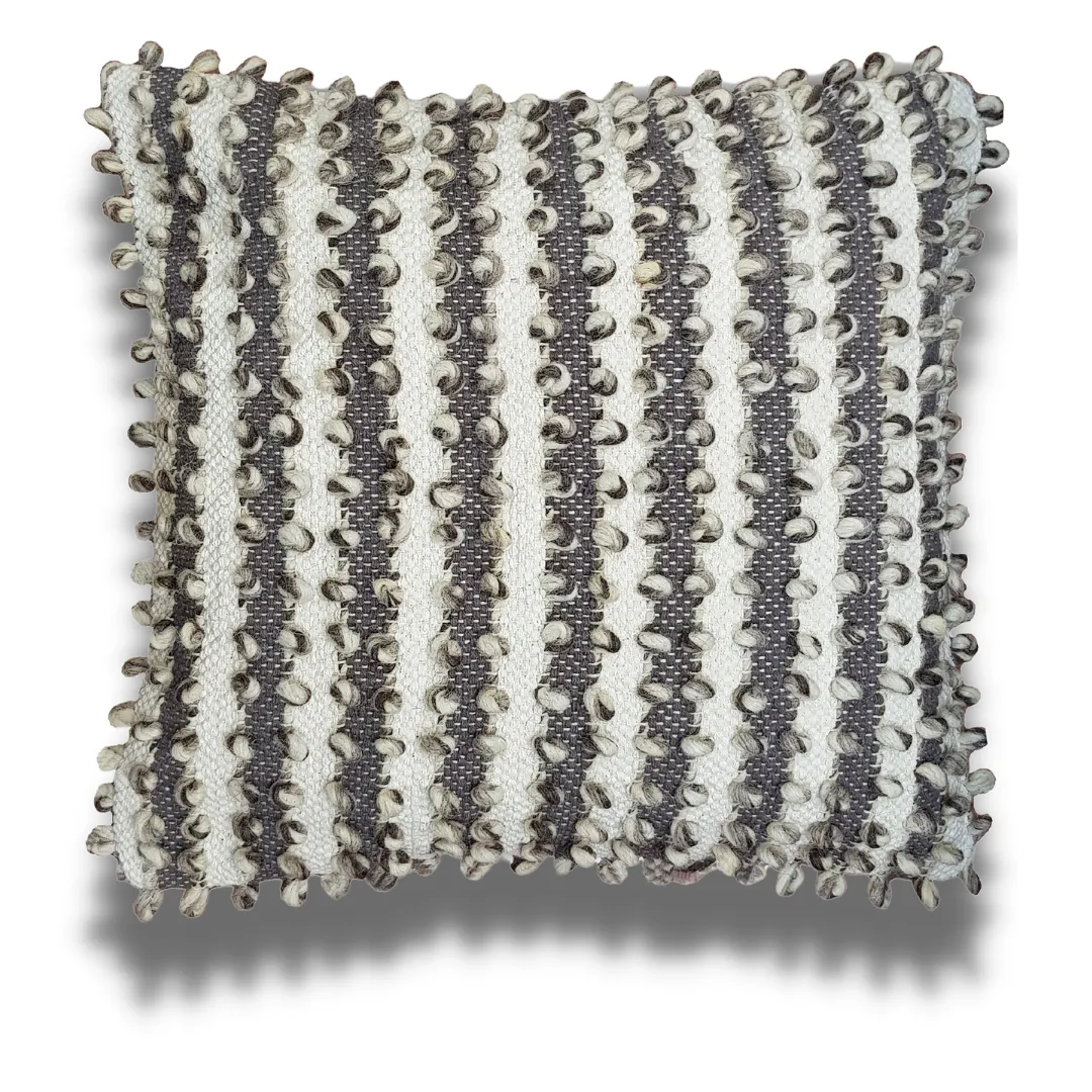Lavish Touch 100% Cotton Hand Woven Cushion Cover - Pack of 2