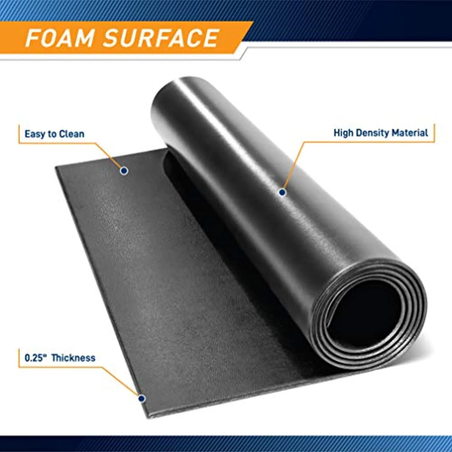 Marcy Fitness Equipment Mat and Floor Protector for Treadmills, Exercise Bikes, and Accessories