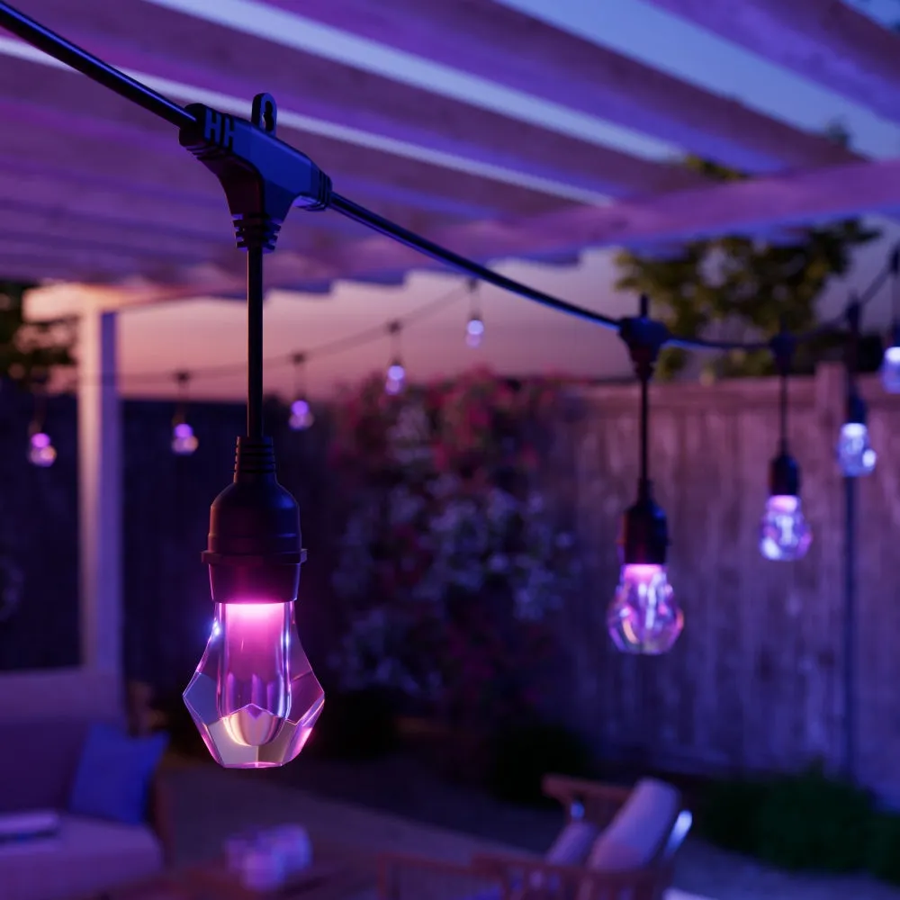 NANOLEAF 1D Outdoor String Lights Starter Kit 15M 20 Bulbs 24W 220-240V Uk
