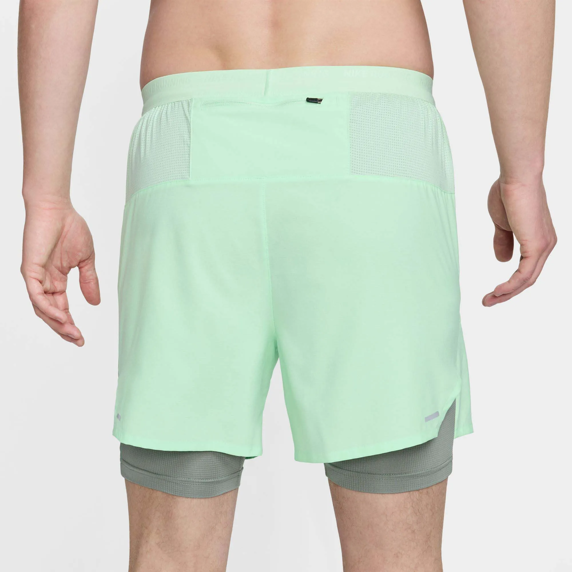 Nike | Men's Stride Dri-FIT 5" Hybrid Running Shorts - Vapor Green