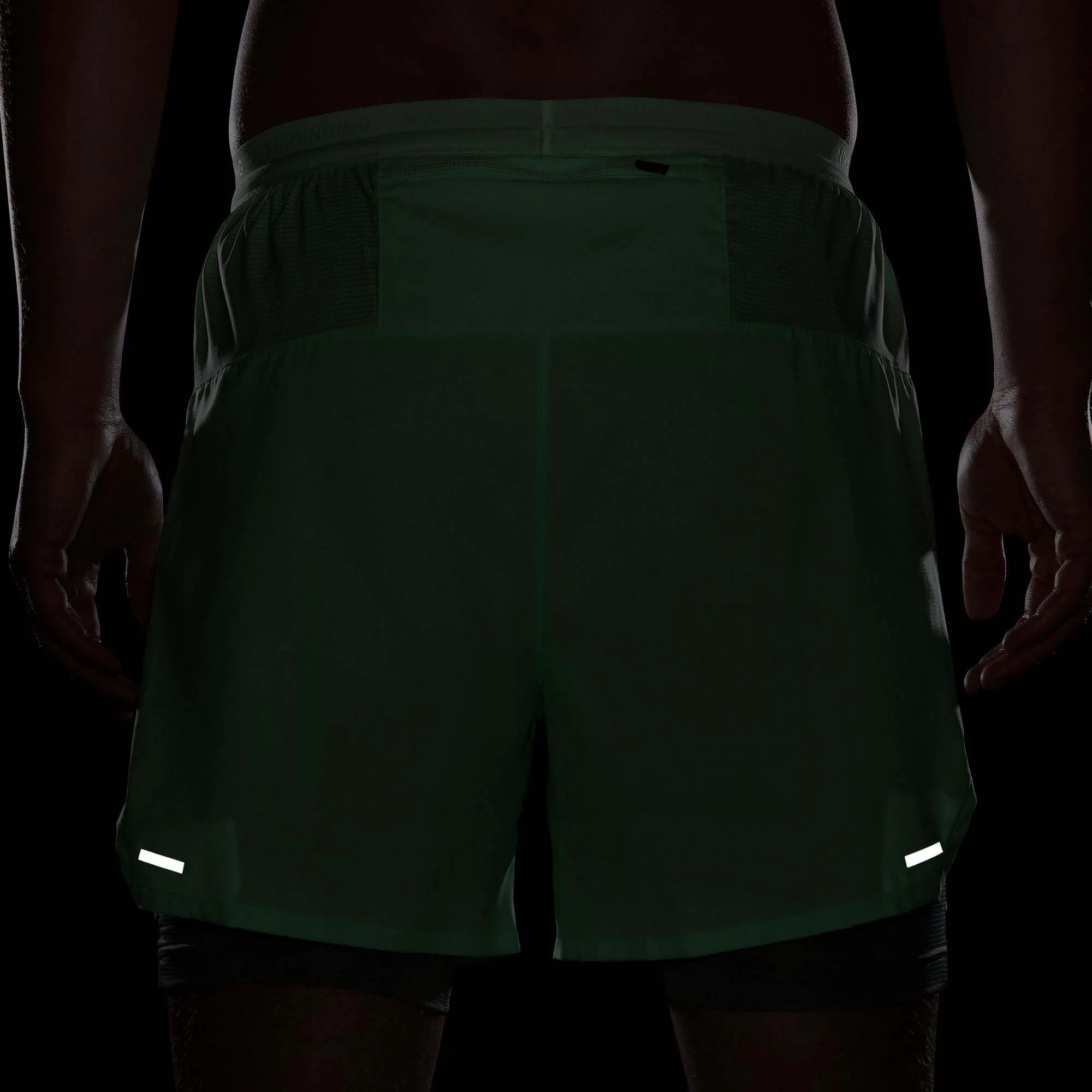 Nike | Men's Stride Dri-FIT 5" Hybrid Running Shorts - Vapor Green