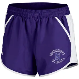 Northwestern Wildcats Women's Under Armour Running Purple Shorts