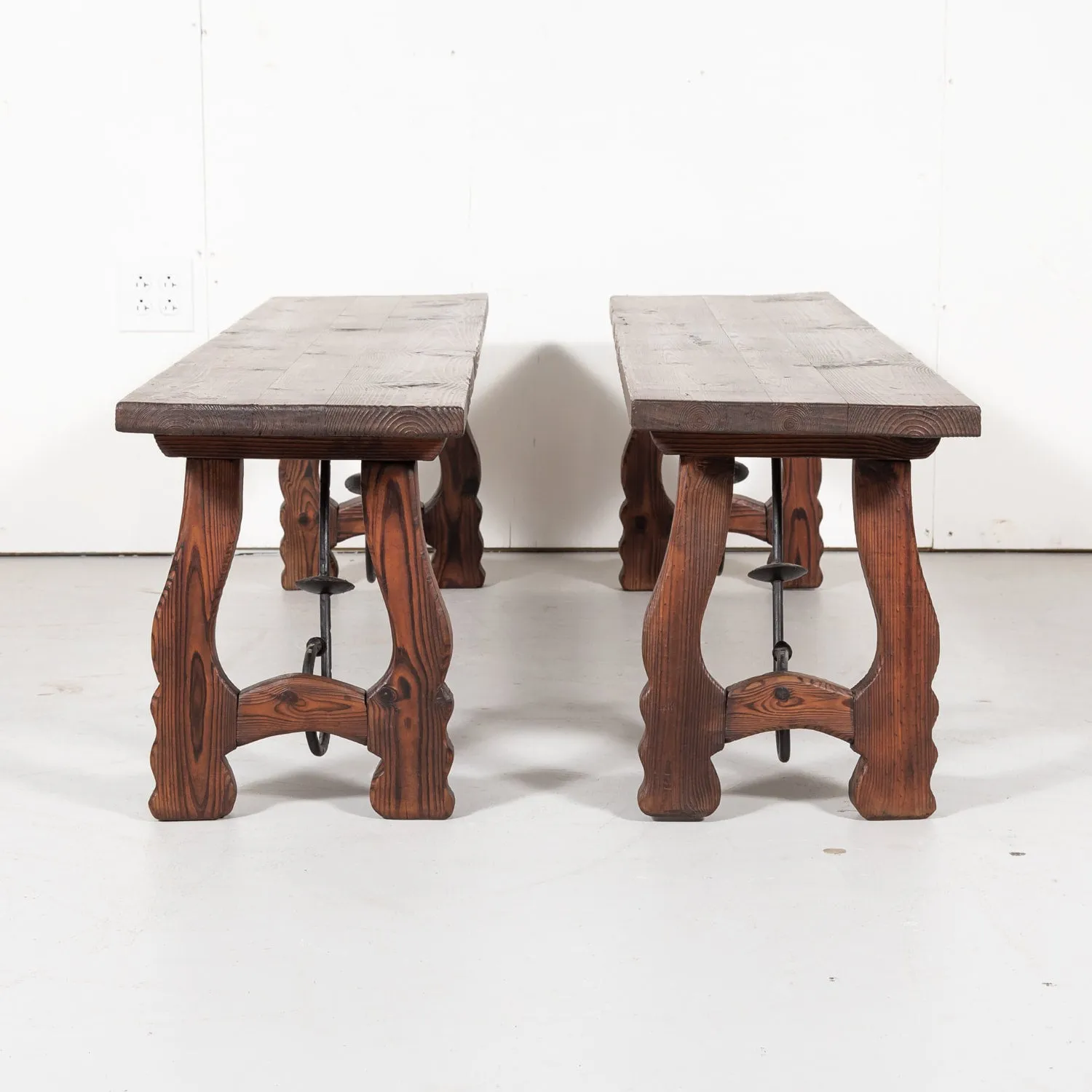 Pair of Early 20th Century Spanish Catalan Benches