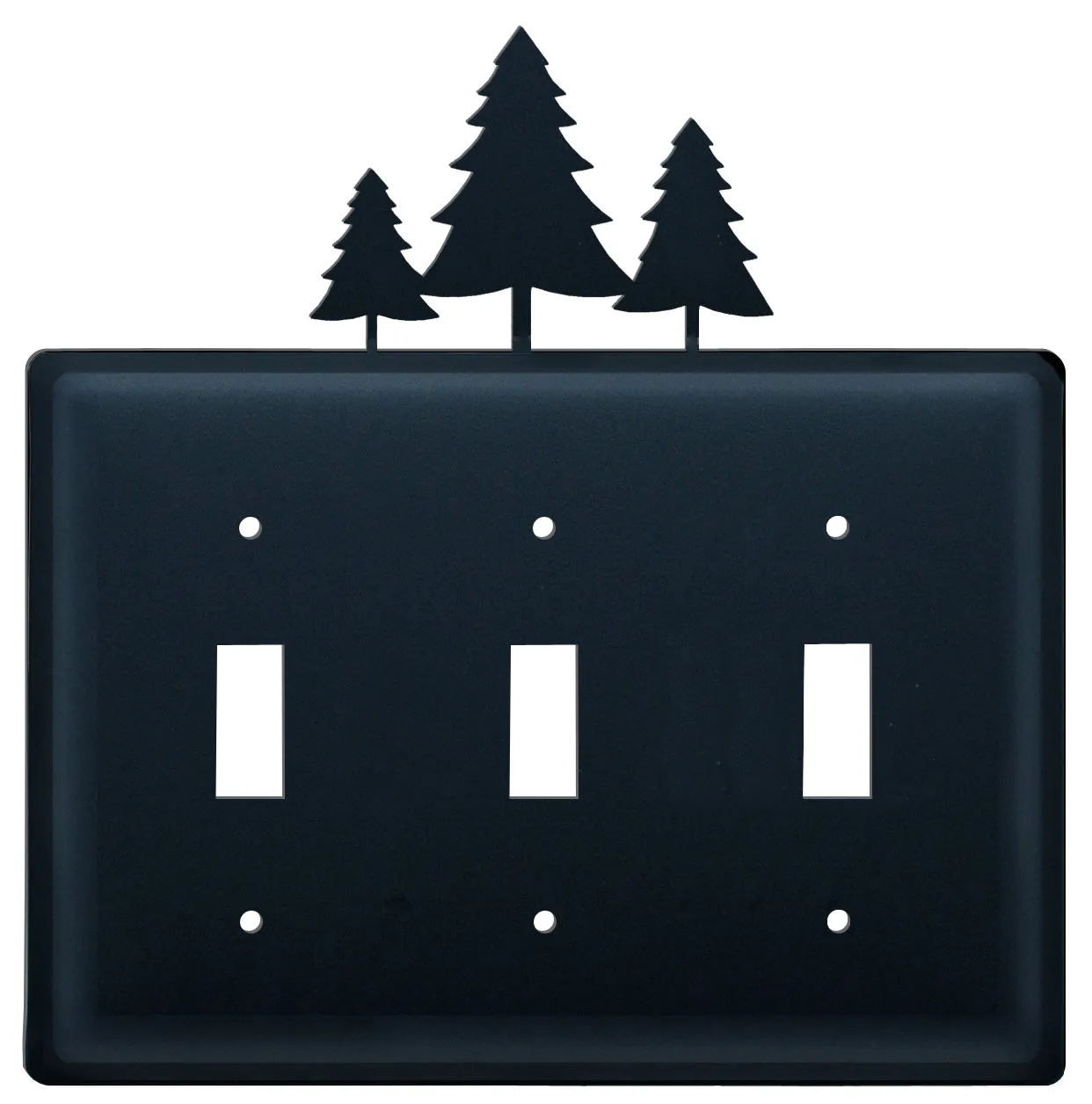 Pine Trees Triple Switch Cover