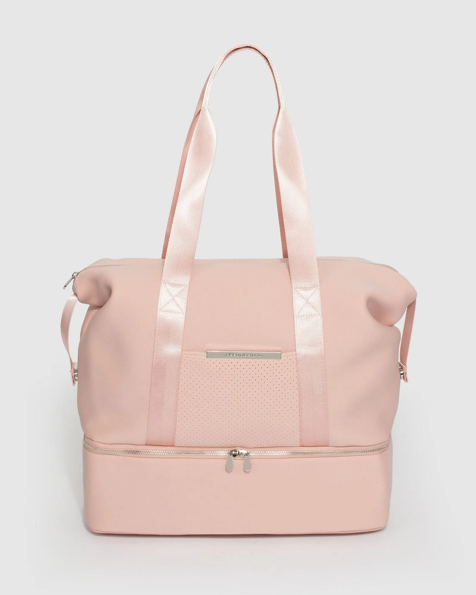 Pink Chrissy Pouch Gym Bag