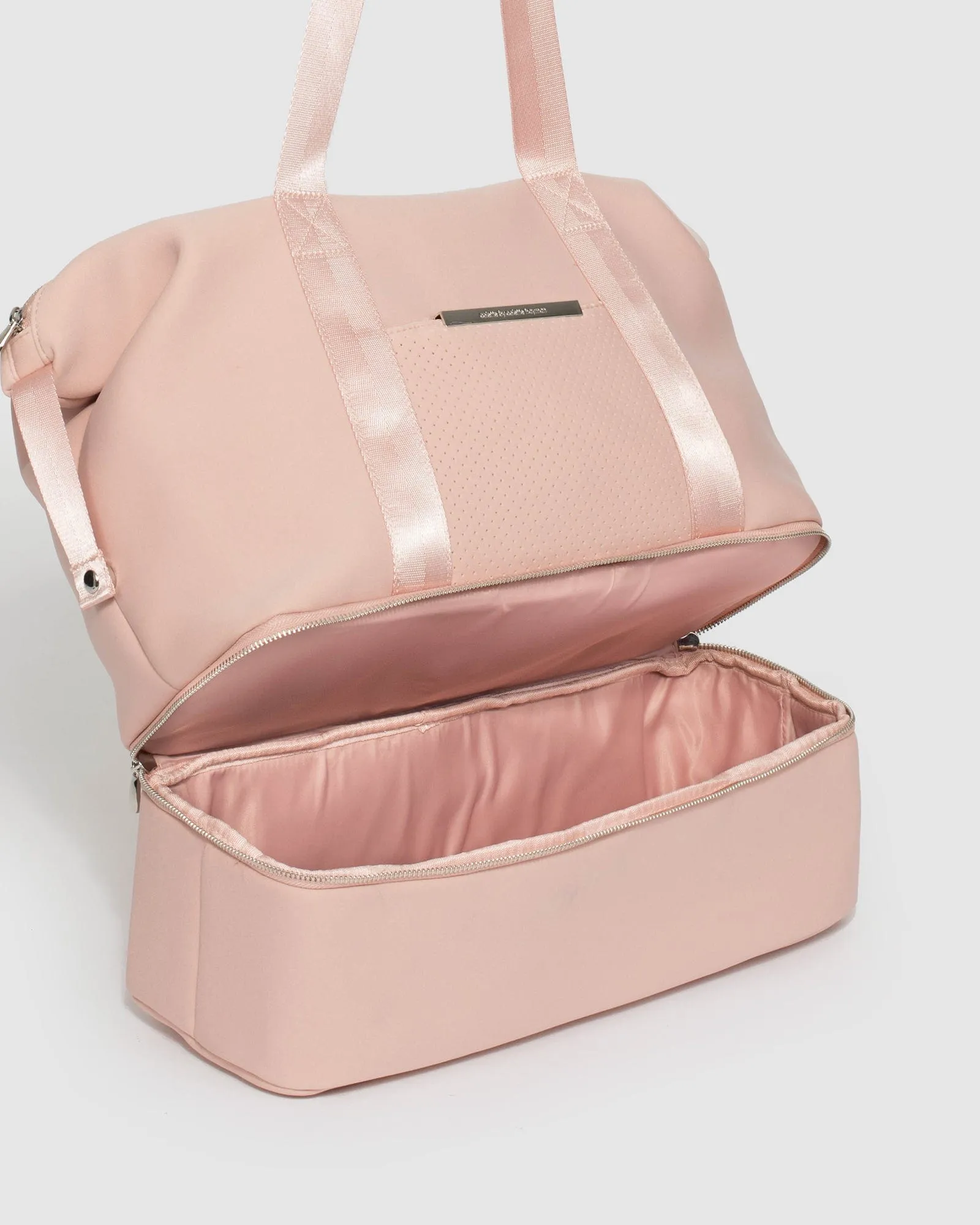Pink Chrissy Pouch Gym Bag