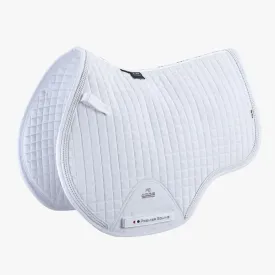 Premier Equine Close Contact European Gp/Jump Saddle Pad - White