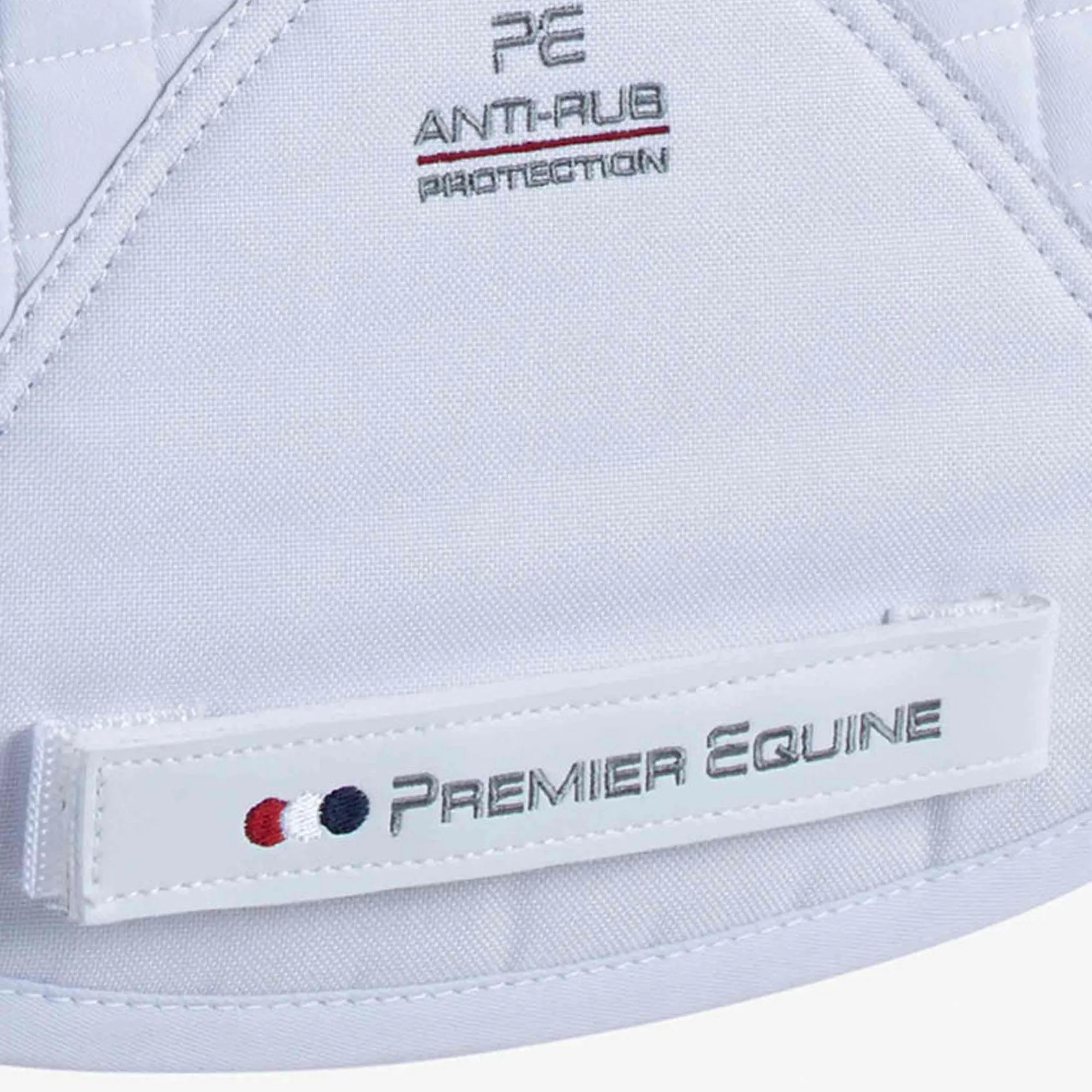 Premier Equine Close Contact European Gp/Jump Saddle Pad - White