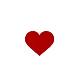 RED HEART | PP085   |  PINS PLANET