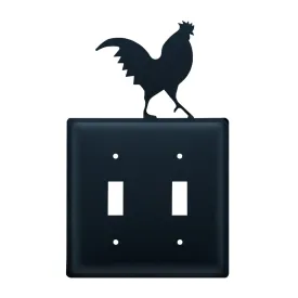 Rooster Double Switch Cover