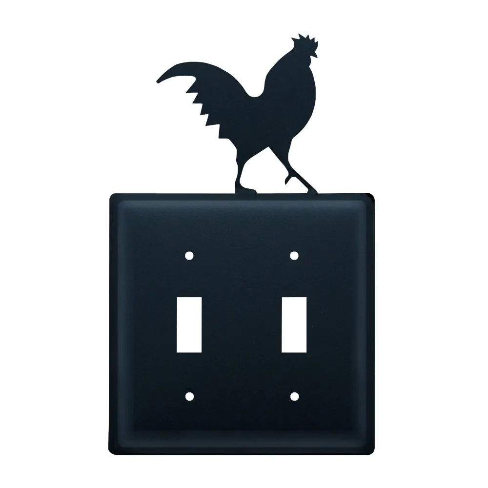 Rooster Double Switch Cover