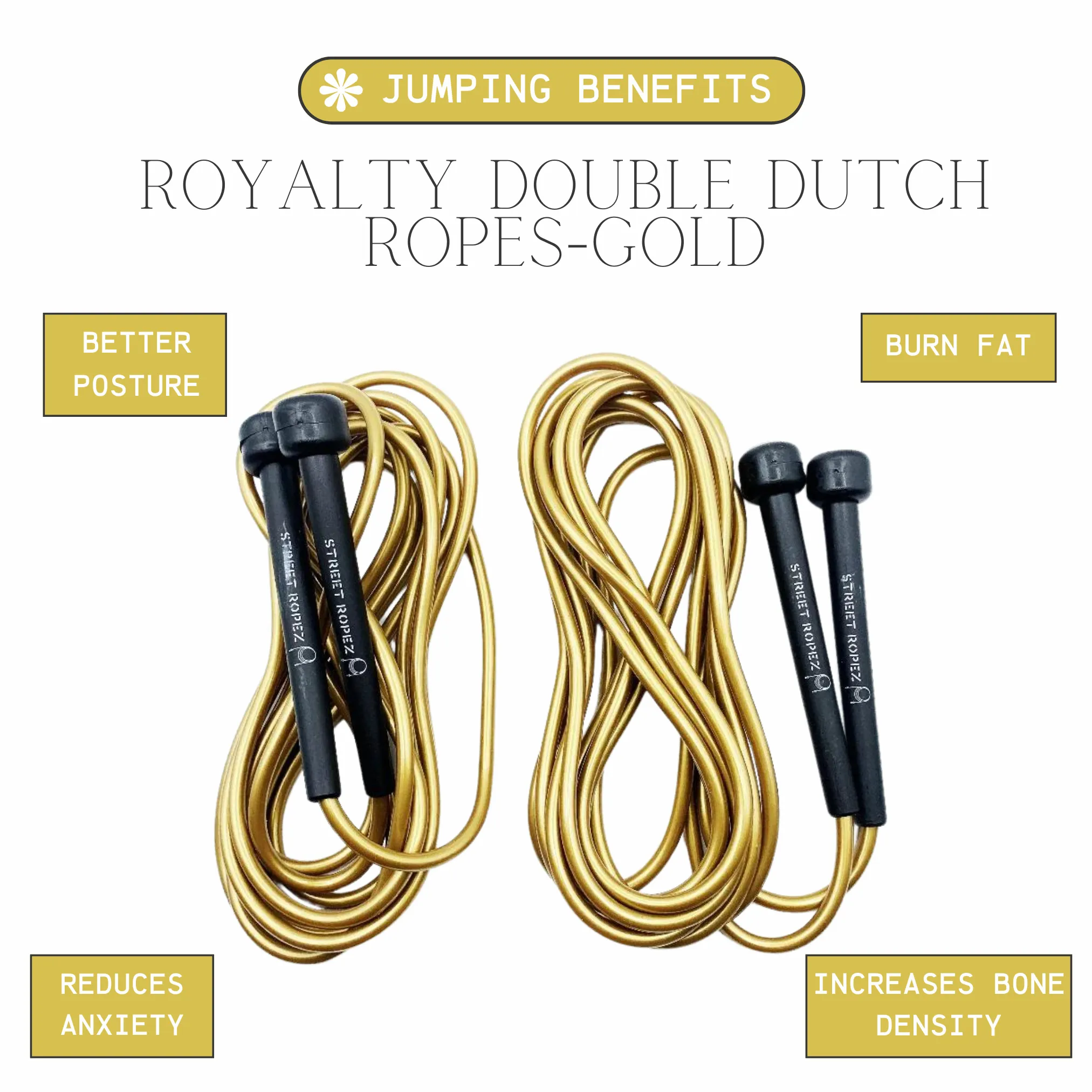Royalty Double Dutch Ropes (Set of 2)