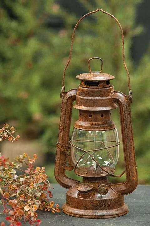 Rustic Tin Lantern