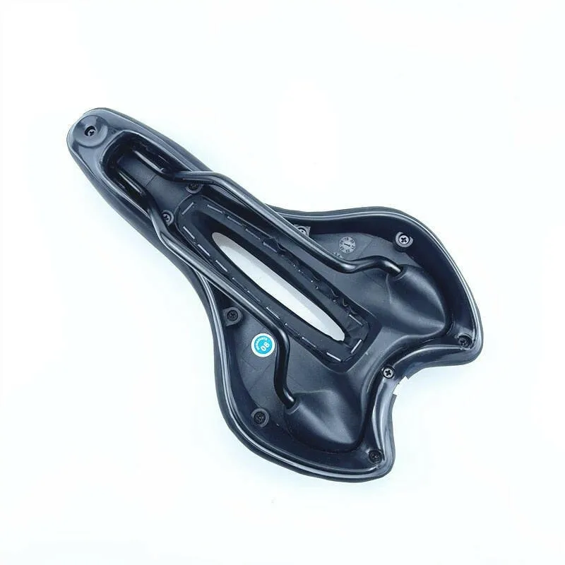Silica Gel PU Leather Mountain Mtb Road Bicycle Saddle with Breatherable Hollow Bike Bicycle Saddle Seat Cushion Pad