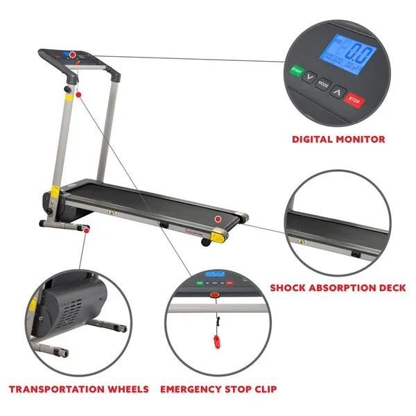 Space Saving Treadmill - Compact Folding Space Saver