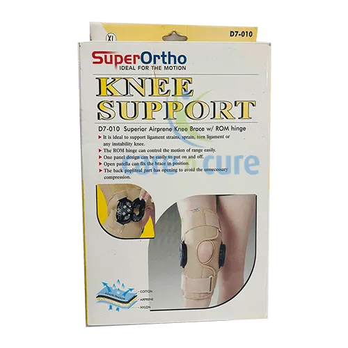 Super Ortho Superior Knee Support W/ Rom hinge D7-010 (XL)