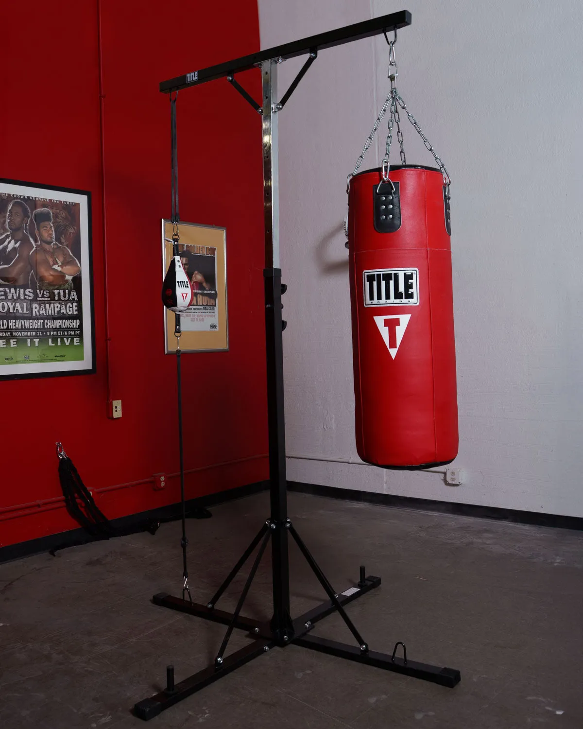 TITLE Boxing Double Trouble Heavy Bag Stand (Without Heavy Bag)
